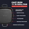 Bobby Flay 11" Cast Iron Square Grill with Dual Handles and Spouts - 4 of 4
