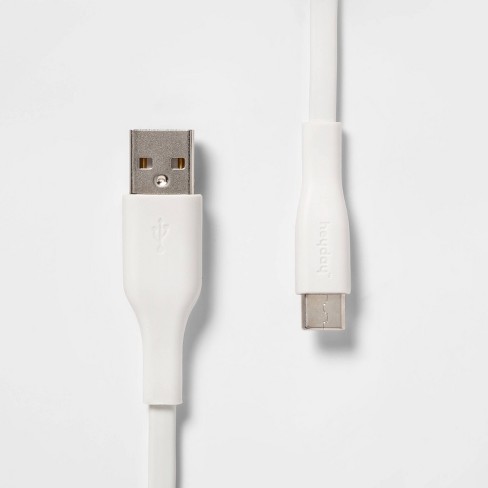 strayfe Coiled Cable - White - USB-C auf USB-A - 1,5m - strayfe Online Shop