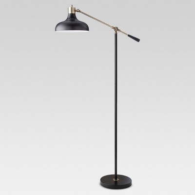 black lamp floor