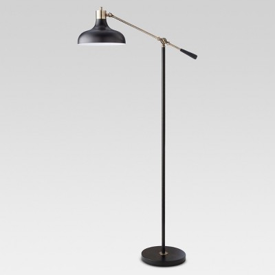 Crosby Schoolhouse Floor Lamp Black 