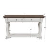 Hyleory Exquisite Decorative Console Table with Storage Drawers,High-quality Solid Wood,Sleek and Functional Table for Living Room - 4 of 4