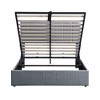 Merax Upholstered Platform Bed with Hydraulic Lift-Up Storage - 3 of 4