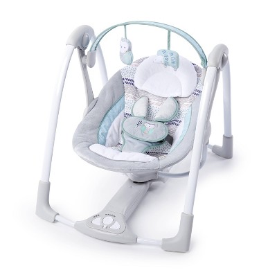 Ingenuity Portable Compact Baby Swing with Music & Nature Sounds - Abernathy