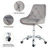 Modern Dining Chair, Upholstered Dining Chair With Wrapped Design Backrest,Pull Buttons,beige,22.30x19.70x29.90in(1.86*1.64*2.49ft) - 4 of 4