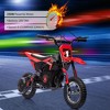 24V Electric Off-Road Motorcycle,250W Motor 13.6MPH Fast Speed Motocross,Leather Seat Dirt Bike - 3 of 4