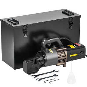 VEVOR Electric Hydraulic Rebar Cutter, 2000W Portable Rebar Cutter, Cutting up to 1 Inch #8 4-25mm Rebar within 3.5 Seconds, Black RC-25 - 1 of 4