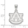 Black Bow Jewelry 10k White Gold Auburn Tigers NCAA Medium Pendant - 2 of 3