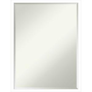 Amanti Art Svelte Petite Bevel Wood Bathroom Wall Mirror - 1 of 4