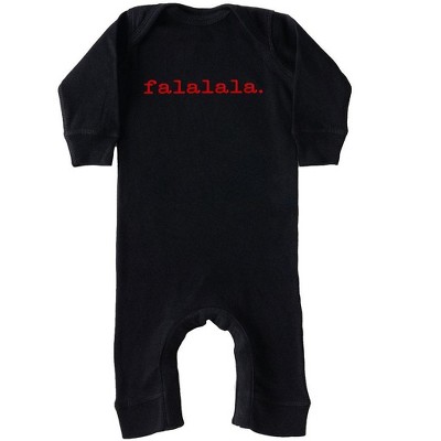 The Juniper Shop Fa La La Puff Print Baby Romper