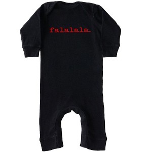 The Juniper Shop Fa La La Puff Print Baby Romper - 1 of 3