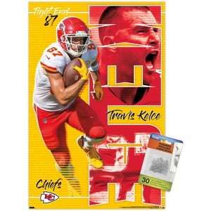 Trends International NFL Kansas City Chiefs - Travis Kelce 22 Unframed Wall Poster Prints - 1 of 4