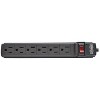 Tripp Lite Power It!® Power Strip, 6 Outlets, 6-Ft. Cord, Black, PS66B - 3 of 4