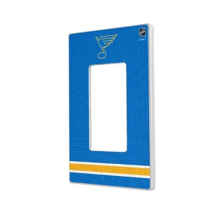 NHL Western Conference Teams Stripe Hidden-Screw Light Switch Plate for Single Rocker - 1 of 4