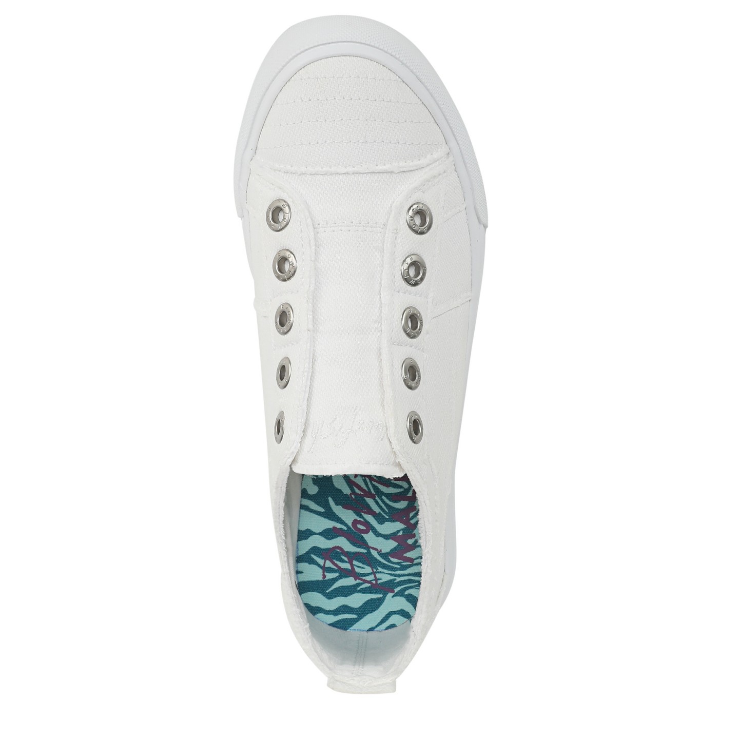 Женские кроссовки Blowfish Malibu Play Sneaker White Canvas 8.5, цвет: Белый — фото 6