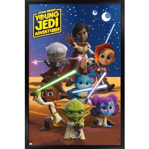 Trends International Star Wars: Young Jedi Adventures - Group Framed Wall Poster Prints - 1 of 4
