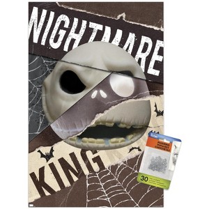 Trends International The Nightmare Before Christmas - Distorted Jack Unframed Wall Poster Prints - 1 of 4