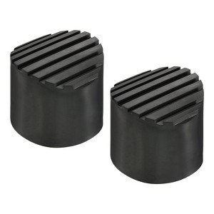 Unique Bargains Non Slip Round Rubber Ladder Accessories Protective Pads 2 Pcs - 1 of 3