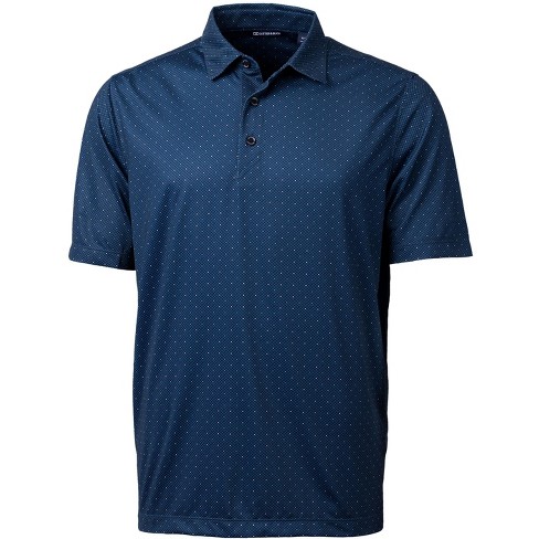 Cutter & Buck Pike Double Dot Print Stretch Mens Big And Tall Polo ...