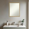 Amanti Art Incline Half-Inch-Bevel Wood Framed Bathroom Vanity Wall Mirror - 4 of 4