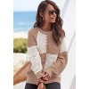 Women's Checkered Knit Sweater - LASCANA - 3 of 4