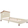 NicBex Twin/Full Size Wood Platform Bed Frame with House-Shaped Headboard for Kids/Boys/Girls,No Box Spring Needed,Easy Assembly - 3 of 4