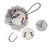 Unique Bargains Bathroom Cartoon Bath Shower Loofah Sponge 4.13"x4.53" Gray 1 Pc - 3 of 4