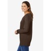 Woman Within Plus Size Perfect Long-Sleeve V-Neck Tee - 4 of 4