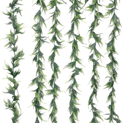 Unique Bargains Home Decor Artificial Lvy Garland Greenery Vines Decor 6 Pcs 72"