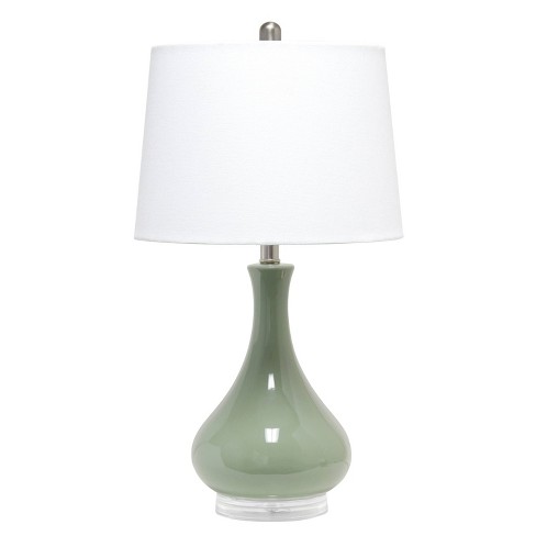 Silver droplet deals table lamp