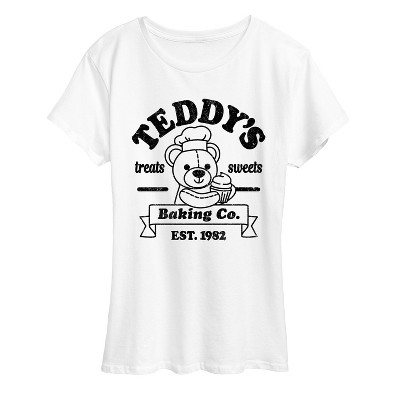 Women's - Instant Message - Teddys Baking Co Short Sleeve Graphic T-Shirt
