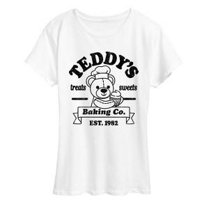 Women's - Instant Message - Teddys Baking Co Short Sleeve Graphic T-Shirt - 1 of 4