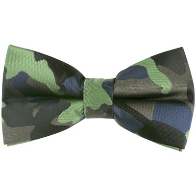 INSPIRE CHIC Men's Camouflage Pre-tied Adjustable Bow Tie