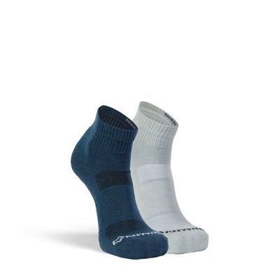 Anywear Essential Lightweight Quarter Crew Sock - 2 Pack