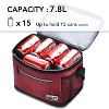 Tirrinia Lunch Bag for Mens Womens Kids, Insulated Leakproof Reusable Lunch Cooler Tote Bag, Portable Lunch Bags for Office School Picnic Camping - 4 of 4