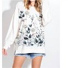Women's Floral Print Tunic Top - Phil Love - 2 of 3