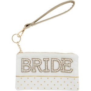 Pavilion Gift Company - Bride - 8" x 5" Canvas Wristlet - Wallets - 1 of 4