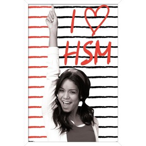 Trends International Disney High School Musical (2006) - I Heart HSM: Gabriella Framed Wall Poster Prints - 1 of 4