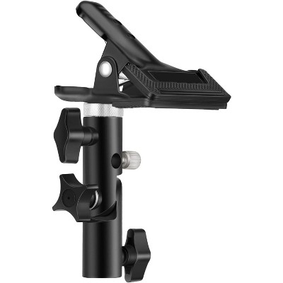 MaseiKar 3 PCS Photo Studio Heavy Duty Metal Clamp Holder with 5/8" Light Stand Attachment for Reflector