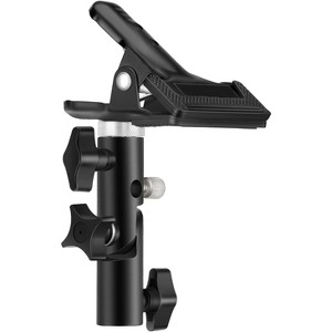 MaseiKar 3 PCS Photo Studio Heavy Duty Metal Clamp Holder with 5/8" Light Stand Attachment for Reflector - 1 of 4