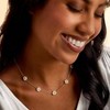 Necklaces for Women, Daisy Choker, Y - Shaped , Gold Heart Necklace, White Baroque for Wedding or Birthday Gifts. - 2 of 4