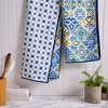 Design Imports Washed Waffle Dishtowel Set/2, Yarrow Yellow - 3 of 4