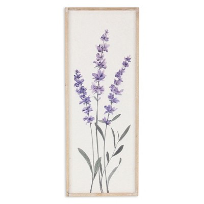 Cheung's Lyulia Vertical Flowering Lavender Bouquet Wall Panel - Right