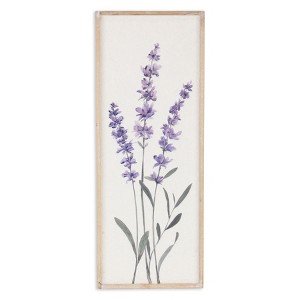 Cheung's Lyulia Vertical Flowering Lavender Bouquet Wall Panel - Right - 1 of 4