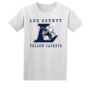 Adult Lee County Senior High School Yellow Jackets Name & Graphic