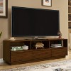 HDZNVF 63 inch Mid Century Modern TV Stand for TVs up to 75 inch, Thick Sturdy Farmhouse Entertainment Cabinet - 2 of 4