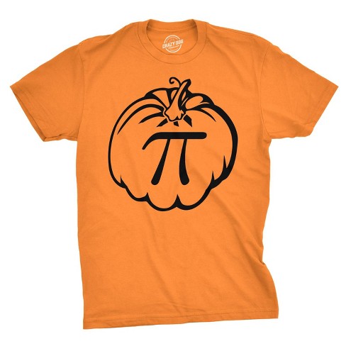 Pumpkin Pi TShirt Funny Math Shirt Pie Tee Thanksgiving Fall Autumn Tshirt - Crazy Dog Men's T Shirt - image 1 of 4