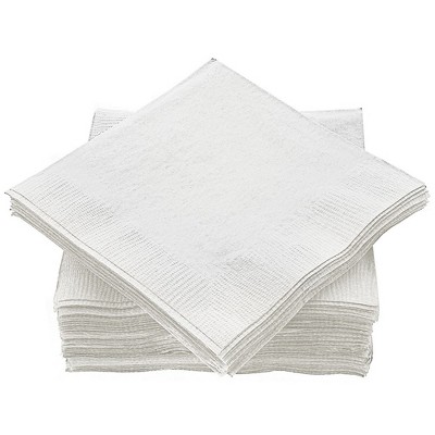 Sparksettings White Beverage Napkins, 5” X 5” 2 Ply Paper Napkins, Pack ...