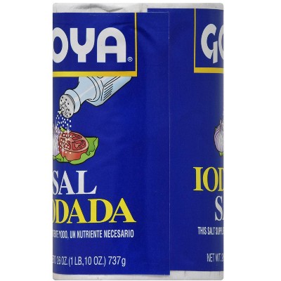 Goya Iodized Salt - 26oz