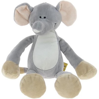 TriAction Toys Teddykompaniet Diinglisar Collection 15 Inch Plush Animal | Elephant