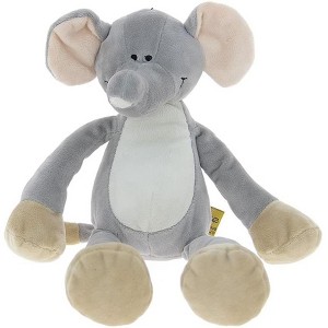 TriAction Toys Teddykompaniet Diinglisar Collection 15 Inch Plush Animal | Elephant - 1 of 2